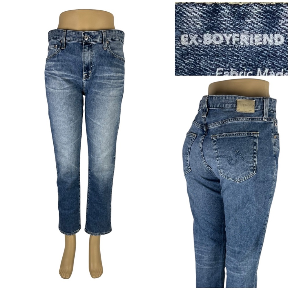 AG Adriano Goldschmied Ex-Boyfriend Jeans - Medium Blue Wash